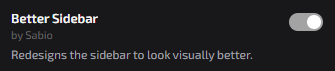 Better Sidebar Plugin